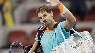 Nadal jugó mal y se fue