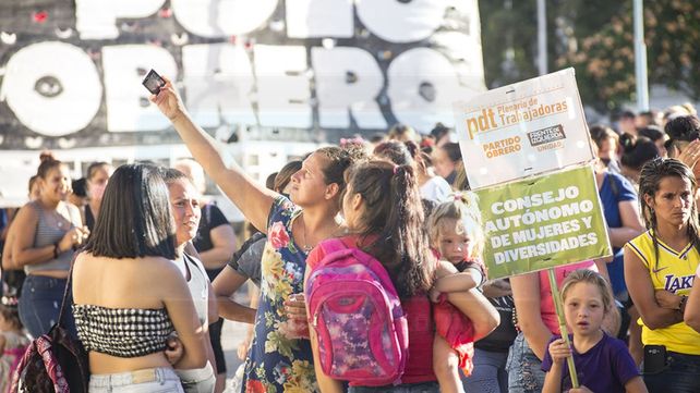 Postales del #8M en Paraná