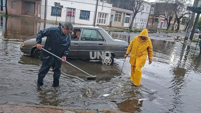 Domingo pasado por agua en Santa Fe y con doble alerta por tormentas y lluvias fuertes