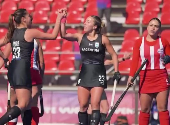 Las Leonas ganaron 14-0 a Paraguay en su debut de los Juegos Suramericanos