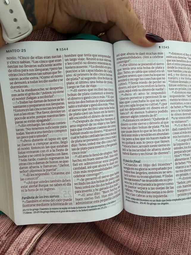 El pasaje de la Biblia que compartió Antonella Roccuzzo