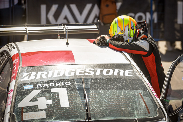 Jorge Barrio aprovechó y festejó en Villicum