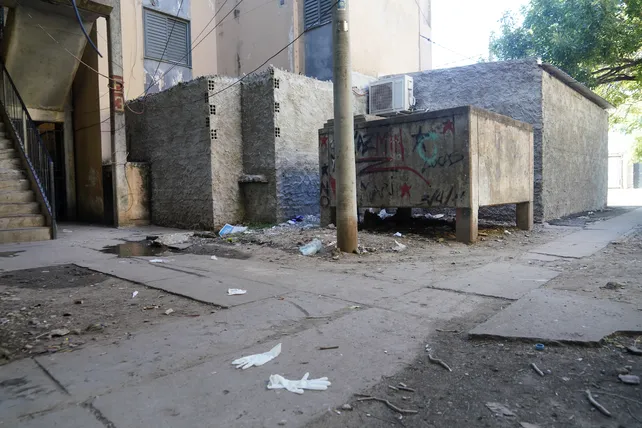 El Fonavi y la zona donde una llamada anónima denunció la venta de drogas.