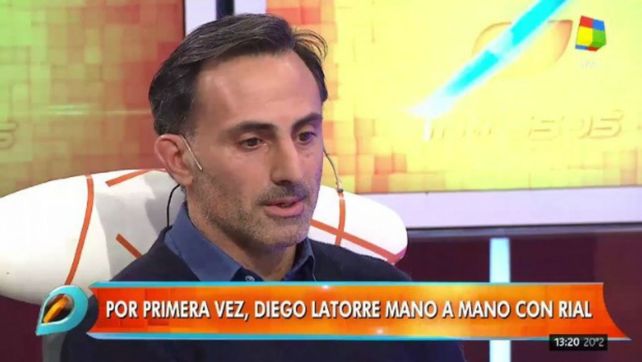 Afligido. Así se lo vio ayer al ex jugador en el programa de Jorge Rial.