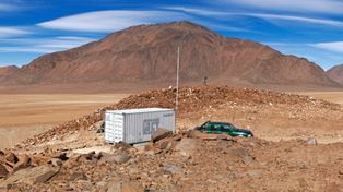 El llano de Chajnantor, en la zona de Atacama, inmerso en el territorio de los Andes chilenos