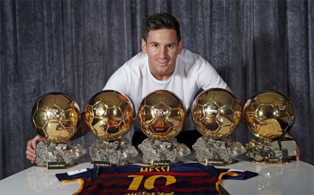 Lionel Messi fue nominado por décimo año consecutivo al Balón de Oro al mejor futbolista del año.&nbsp;