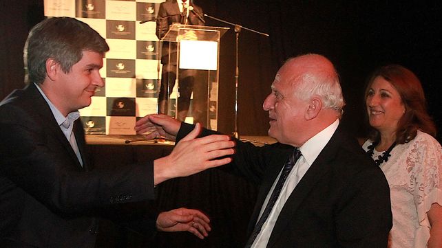 Lifschitz y Marcos Peña, mano a mano en Timbúes