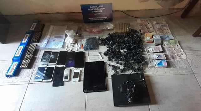 Elementos secuestrados por la Tropa de Operaciones Especiales (TOE).