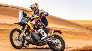 Kevin Benavides es nuevo líder de motos en el Rally Dakar