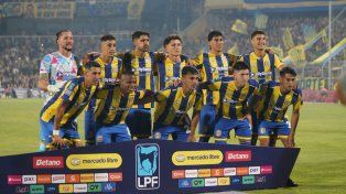 Los jugadores de Central que iniciaron ante Belgrano.