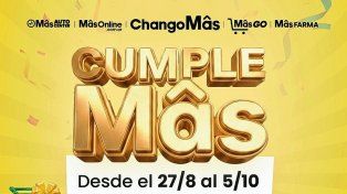 ChangoMâs festeja su aniversario con descuentos, promociones y más de 700 changos de compra.