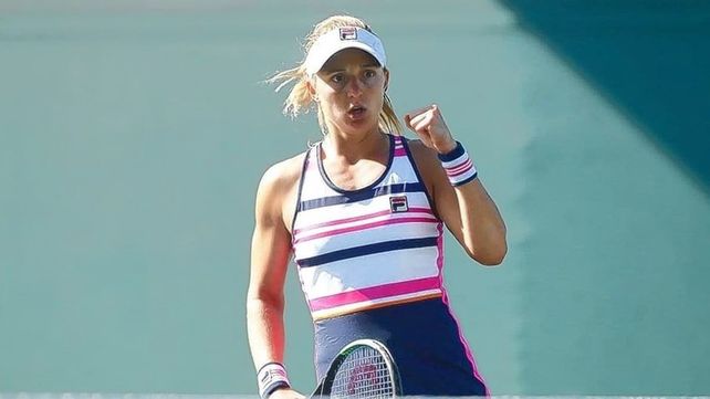 Nadia Podoroska pasó a la segunda ronda del Torneo de Belgrado. 