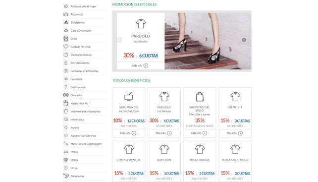 Hasta 30% de descuento y cuotas sin interés con tarjetas del Banco Santa Fe