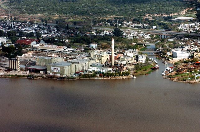 El frigorífico Swift y la desembocadura del arroyo Saladillo