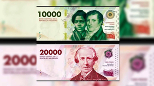 En los nuevos billetes estarán ilustrados los próceres Juan Bautista Alberdi, Manuel Belgrano y María Remedios del Valle.