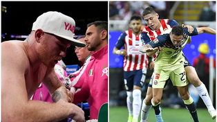 Canelo Alvarez enfrentará por tercera vez a Golovkin el 17 de septiembre, día en el que se jugará el clásico entre Chivas y Aguilas.