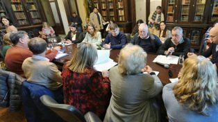 Diputados y gremialistas analizaron el proyecto que hace optativo el aporte a jubilados para su Federación.