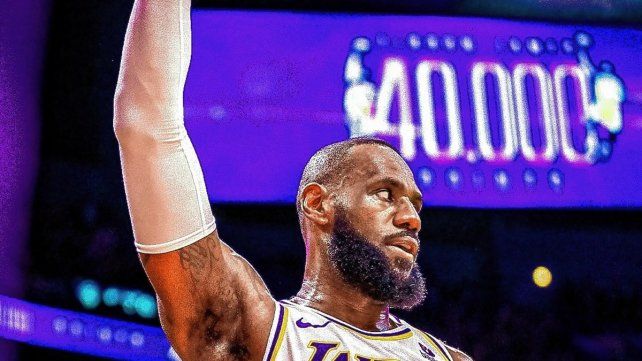 La leyenda no para: LeBron James llegó a los 40.000 puntos