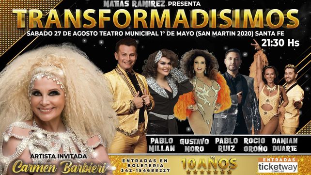 Transformadísimos llega a Santa Fe con invitados especiales