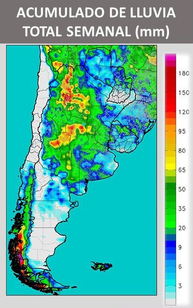 Vuelve la lluvia a la región núcleo y hay probabilidad de granizo