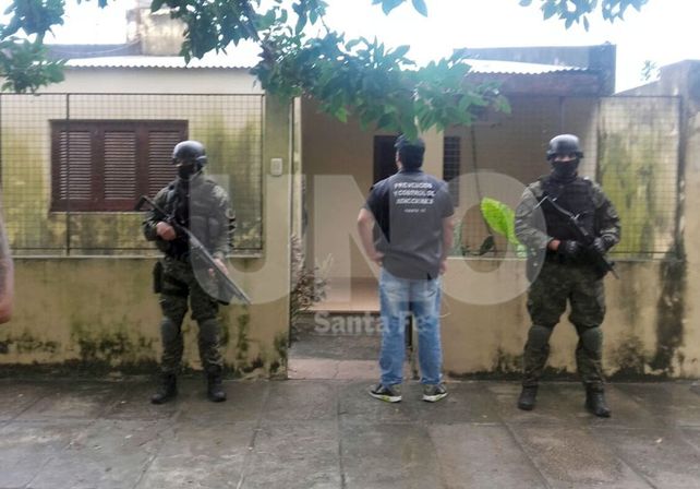 Allanamiento en calle 40 de la ciudad de Reconquista