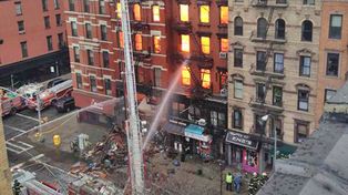 Explotó un edificio en Manhattan: 19 heridos