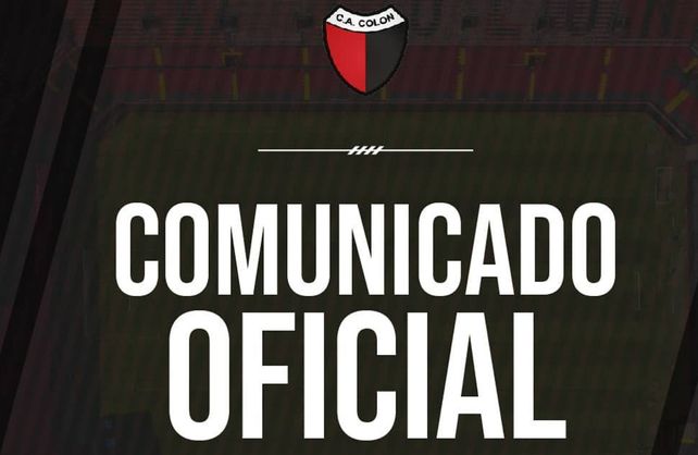 Colón emitió un comunicado oficial a sus asociados por la atención.