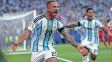 Alexis Mac Allister festeja el gol de la Argentina ante Suiza. Alexis Mac Allister festeja el gol de la Argentina ante Suiza.