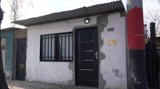 La vivienda de Ayacucho al 4100 donde asesinaron a balazos a Gabriela Gallo la noche del lunes.