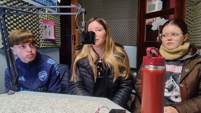 Hay equipo. Los alumnos Martín Techtermann y Anna Donnet