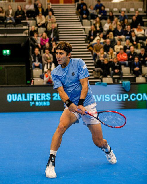En la serie ante Noruega por los Qualiefiers de Copa Davis