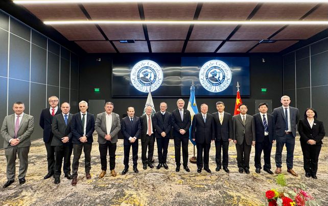 Una delegación china de alto nivel visitó la Bolsa de Cereales de Buenos Aires.