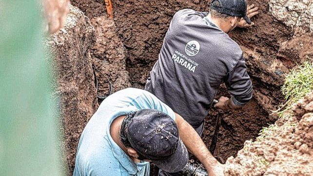 Habrá falta de suministro o baja presión en zona oeste y sur de la ciudad de Paraná por reparación de un caño maestro roto