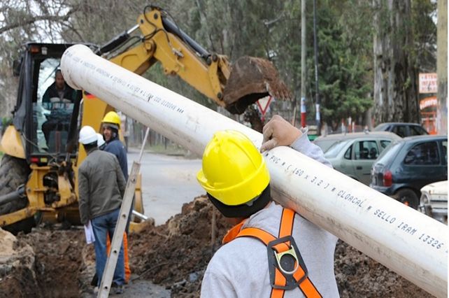 Está en construcción el desagüe Domingo Silva en Barranquitas Sur