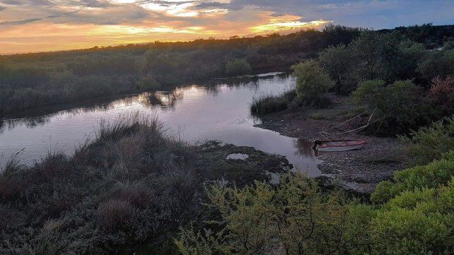La zona donde el hombre desapareció de la superficie del Río Gualeguay.