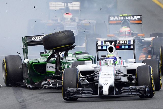 Fórmula 1: así quedó el auto de Kobayashi tras el choque con Massa