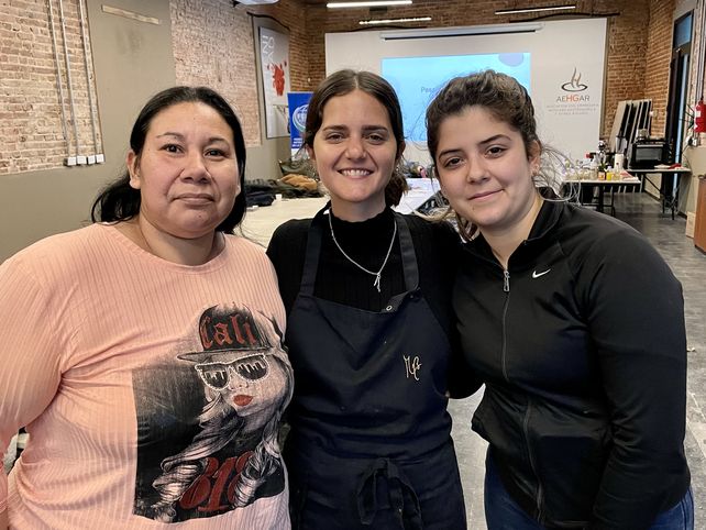Valeria Escobar, Magdalena Garbarini y Jazmín Nicoletti