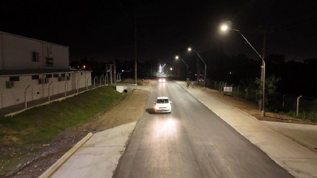 Se habilitó el ingreso al Parque Industrial por Miguel David.