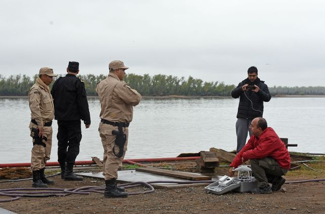 Un drone sobrevoló la zona de búsqueda y los resultados que arrojó fueron negativos.