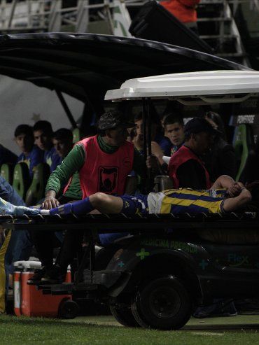 Gaspar Duarte tuvo la peor noticia por esa lesión que sufrió frente a Banfield