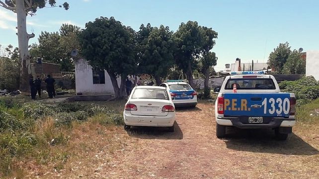 Brindó con vecinos