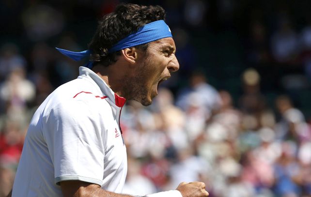Festeja. Pico venció al belga Goffin y hoy jugará con Feliciano López.
