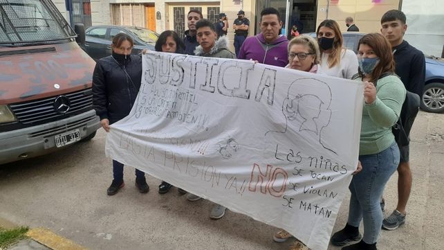 El reclamo de familiares de la víctima en Gualeguacyhú.