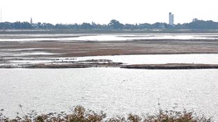 La lagunta Setúbal sufre las consecuencias de la bajante del Paraná.