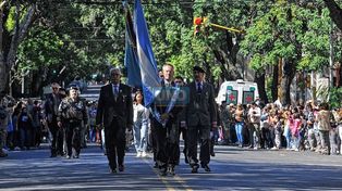 Malvinas 40 años: desfile de veteranos en Paraná
