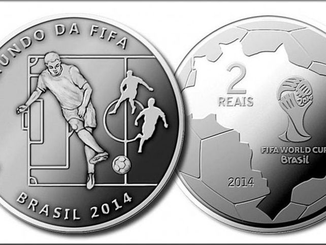 Brasil agota en un día monedas conmemorativas del Mundial