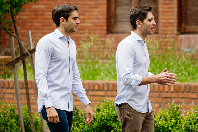 Los hermanos Manuel y Santiago Passaglia.