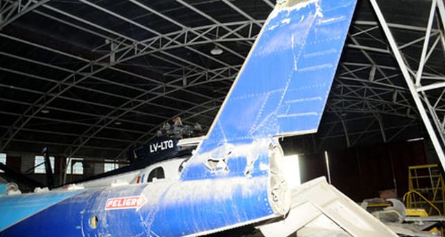 El parque a&eacute;reo de la provincia est&aacute; abandonado en un hangar
