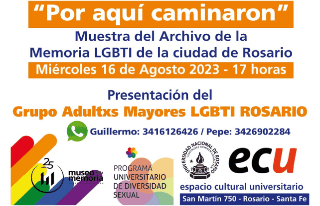 Adultos mayores LGTBI se agrupan para llegar a la vejez con orgullo