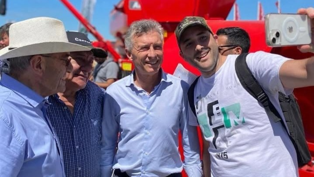 Macri en Expoagro 2025.